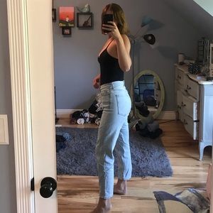 Banana Republic straight leg jeans, lightly worn